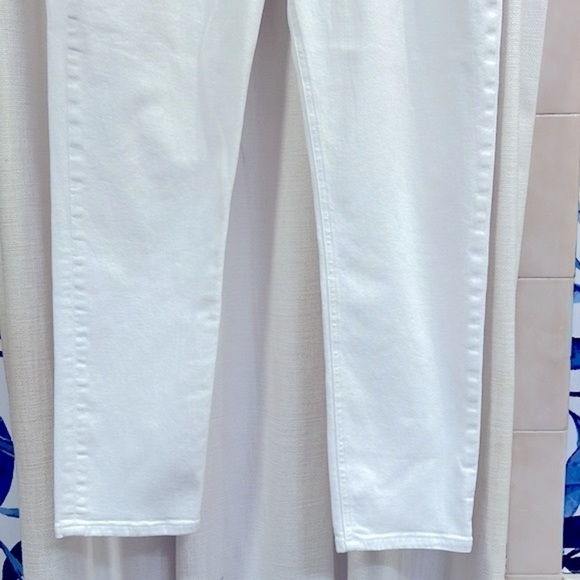 Women’s White Rag & Bone Cotton Blend Cropped Denim Ankle Jeans Pants Size 30 - Picture 3 of 10